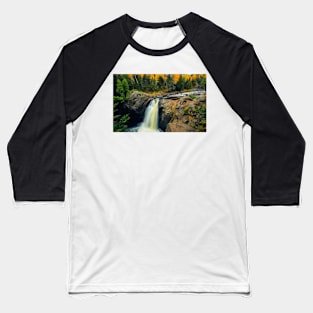 Tettegouche State park - Illgren Falls Baseball T-Shirt